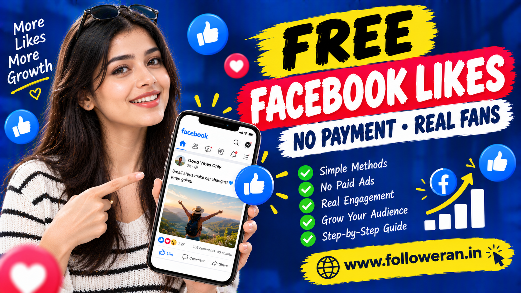 Free Likes for Facebook: Get More Facebook Likes Without Paying