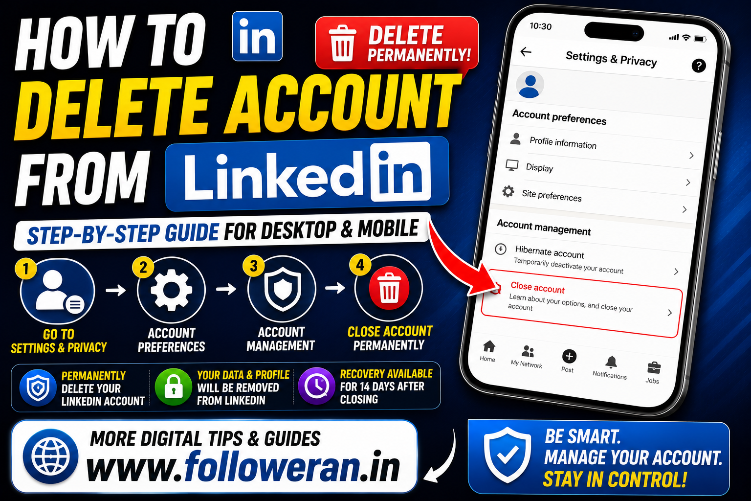 How to Delete Account From LinkedIn: Complete Step-by-Step Guide