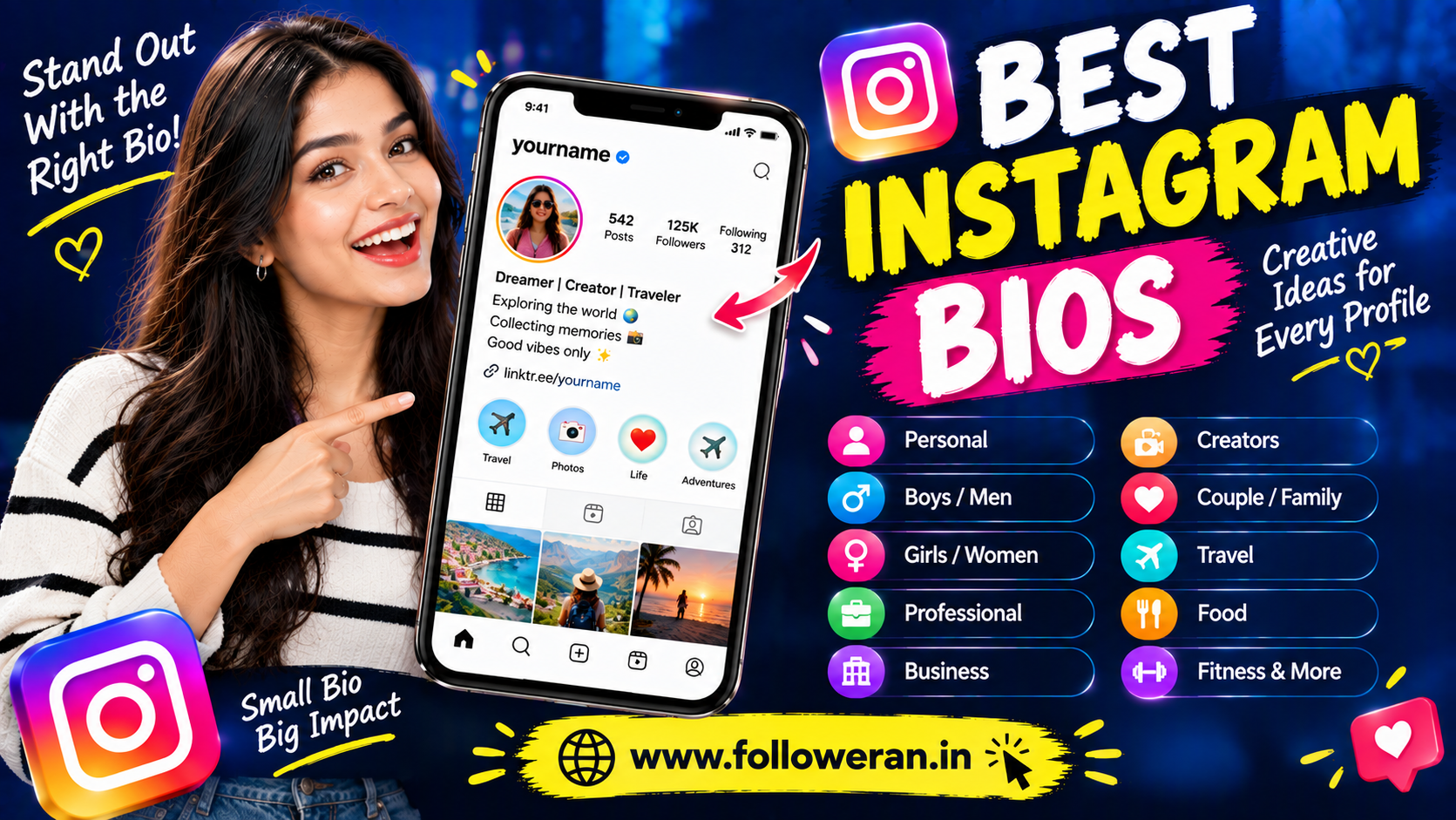 Best Bio of Insta: 150+ Instagram Bio Ideas for Every Profile