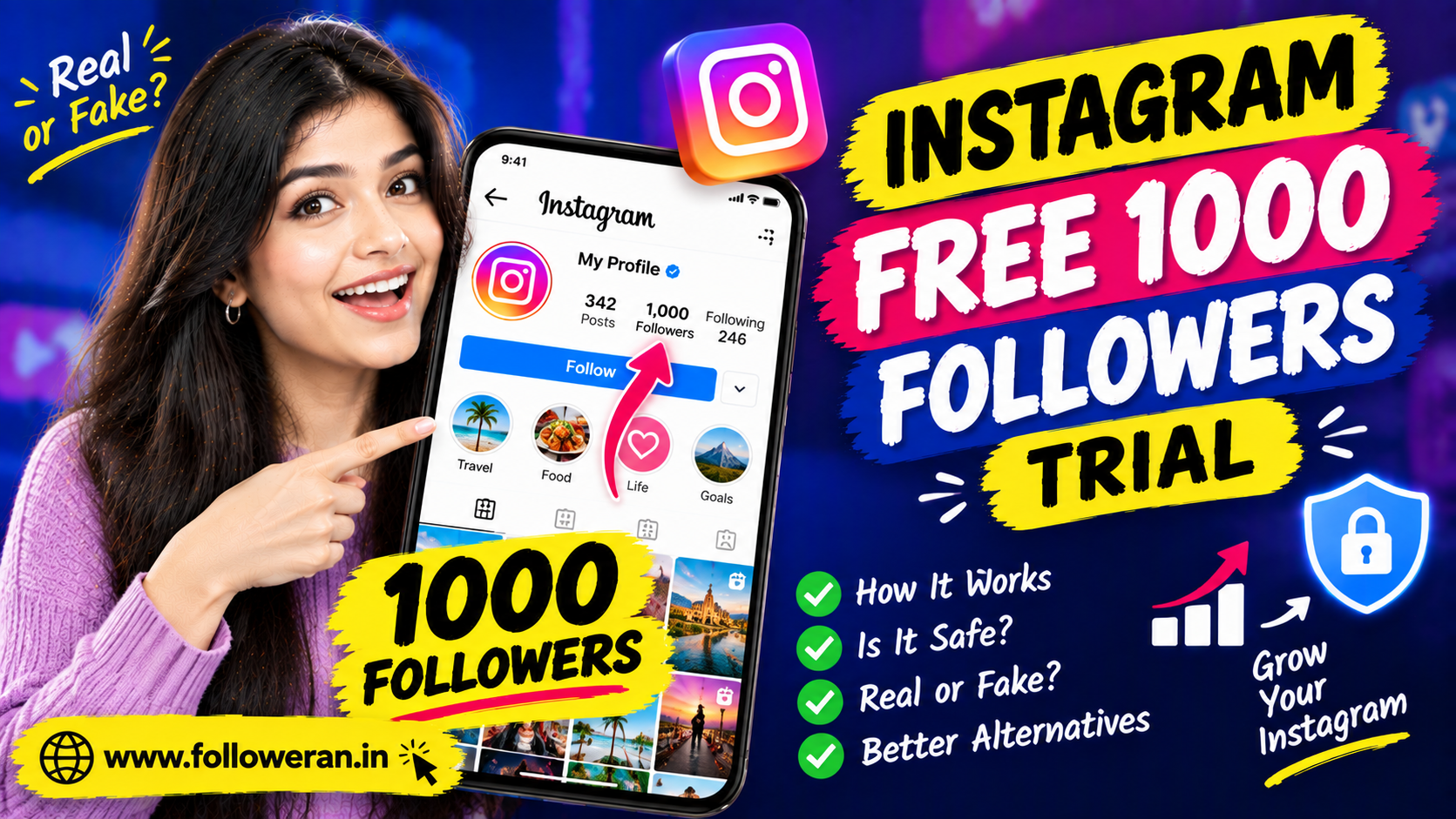 Instagram Free 1000 Followers Trial: What You Should Know