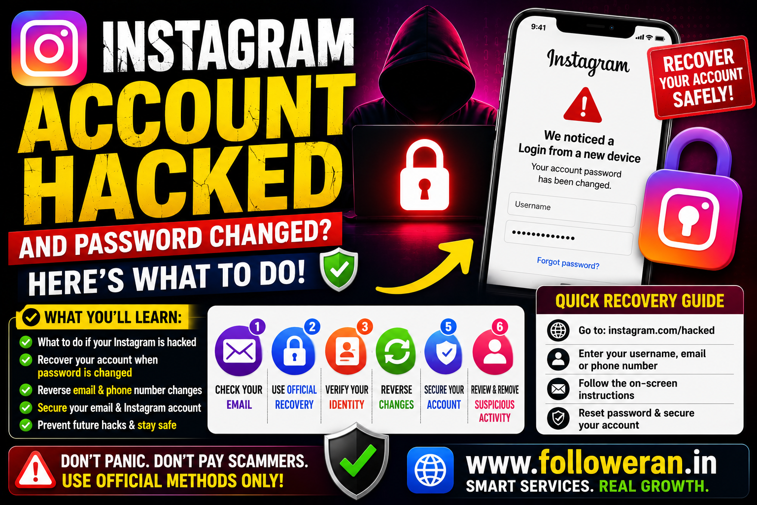 Instagram Account Hacked and Password Changed: How to Recover It