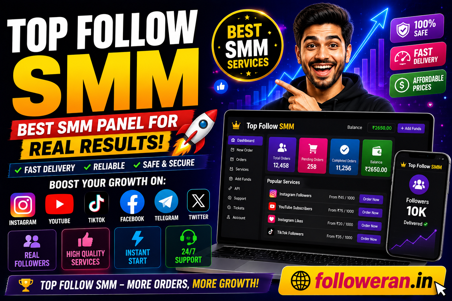 Top Follow SMM: How to Choose the Best SMM Panel for Social Media Growth