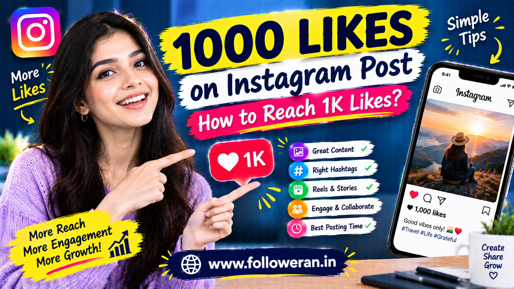 1000 Likes on Instagram Post: How to Get 1K Likes