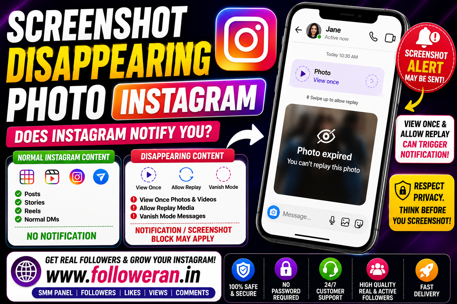 Screenshot Disappearing Photo Instagram: Does Instagram Notify You?