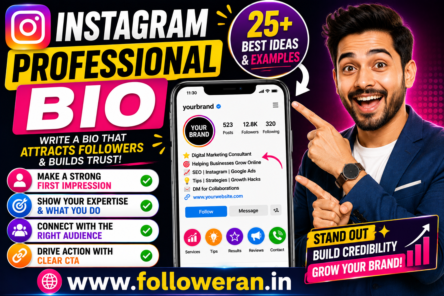 Instagram Professional Bio: 25 Best Ideas to Build a Strong Profile