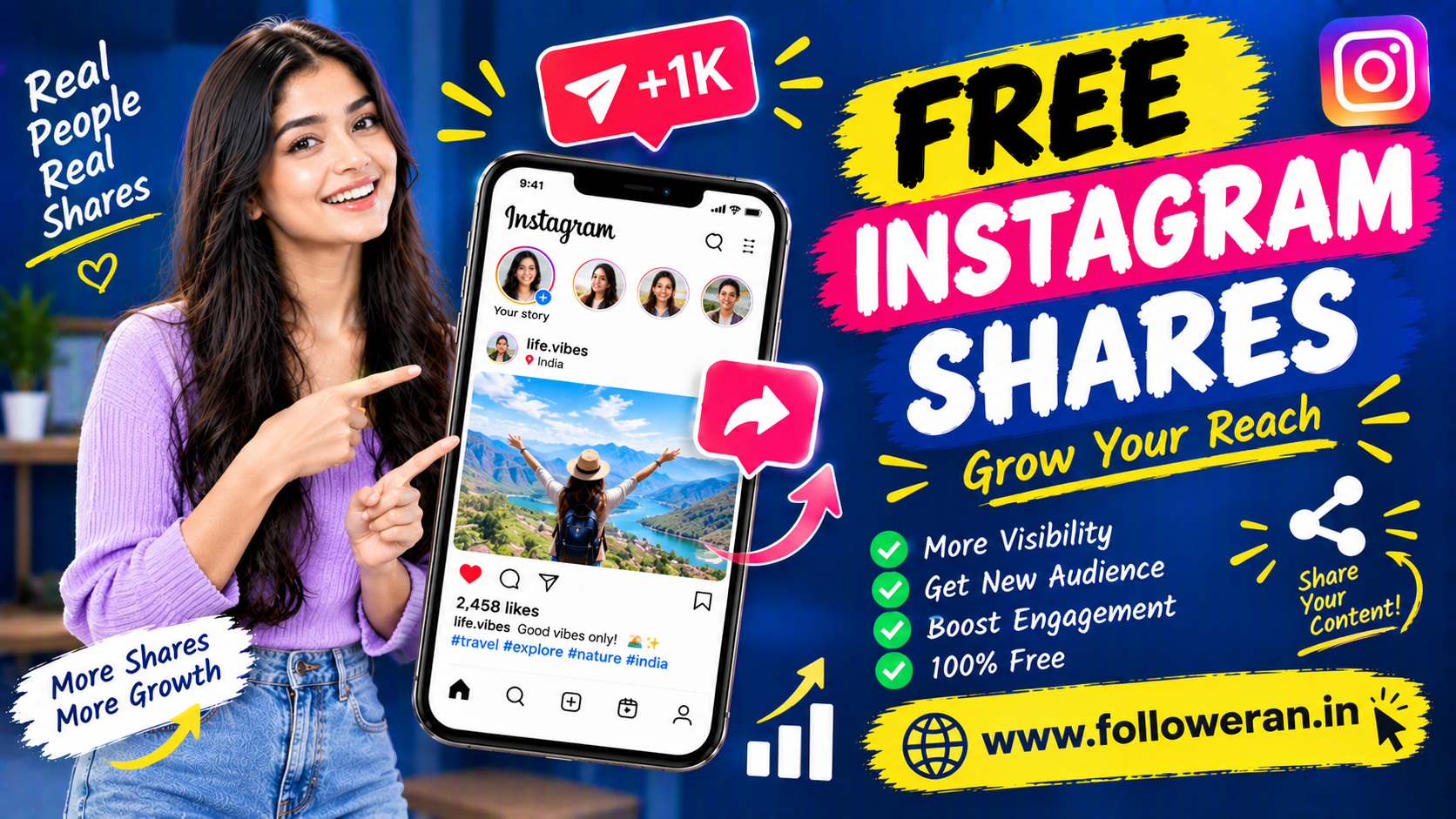 Free Instagram Shares: How to Get More Instagram Shares