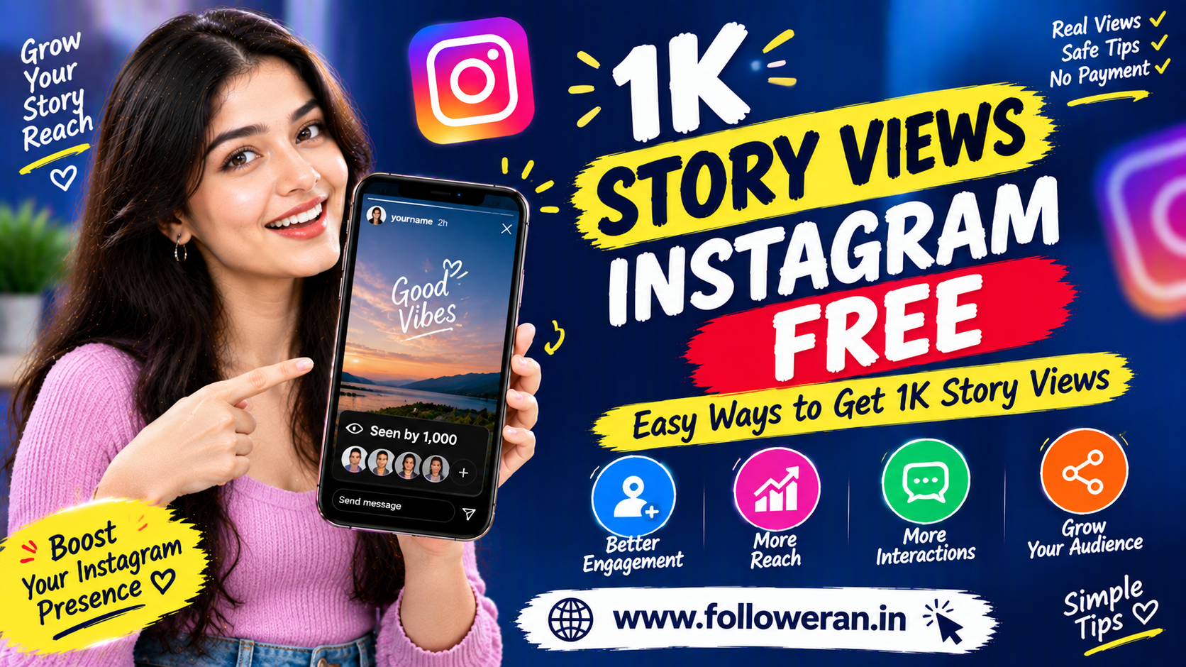 1K Story Views Instagram Free: Get More Story Views
