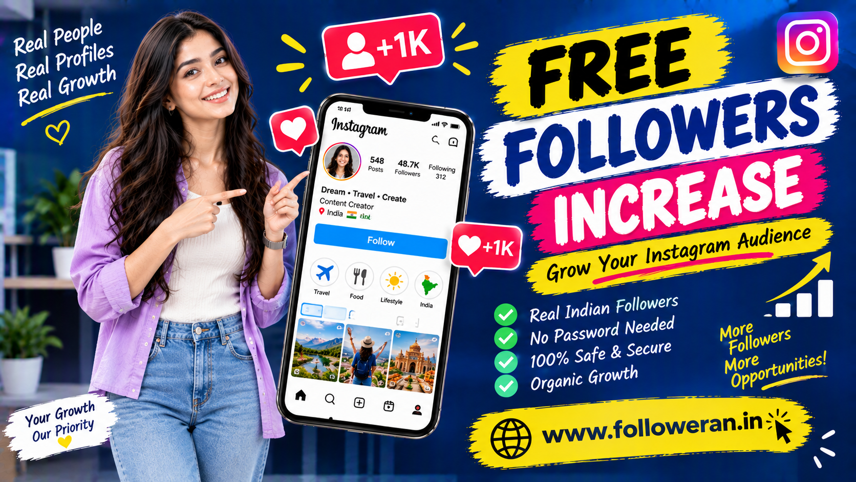 Free Followers Increase: How to Get More Followers Organically