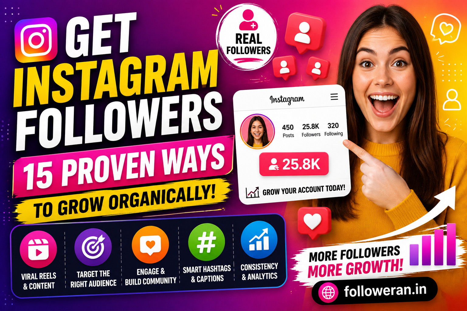 Get Instagram Followers: 15 Proven Ways to Grow Your Instagram Audience