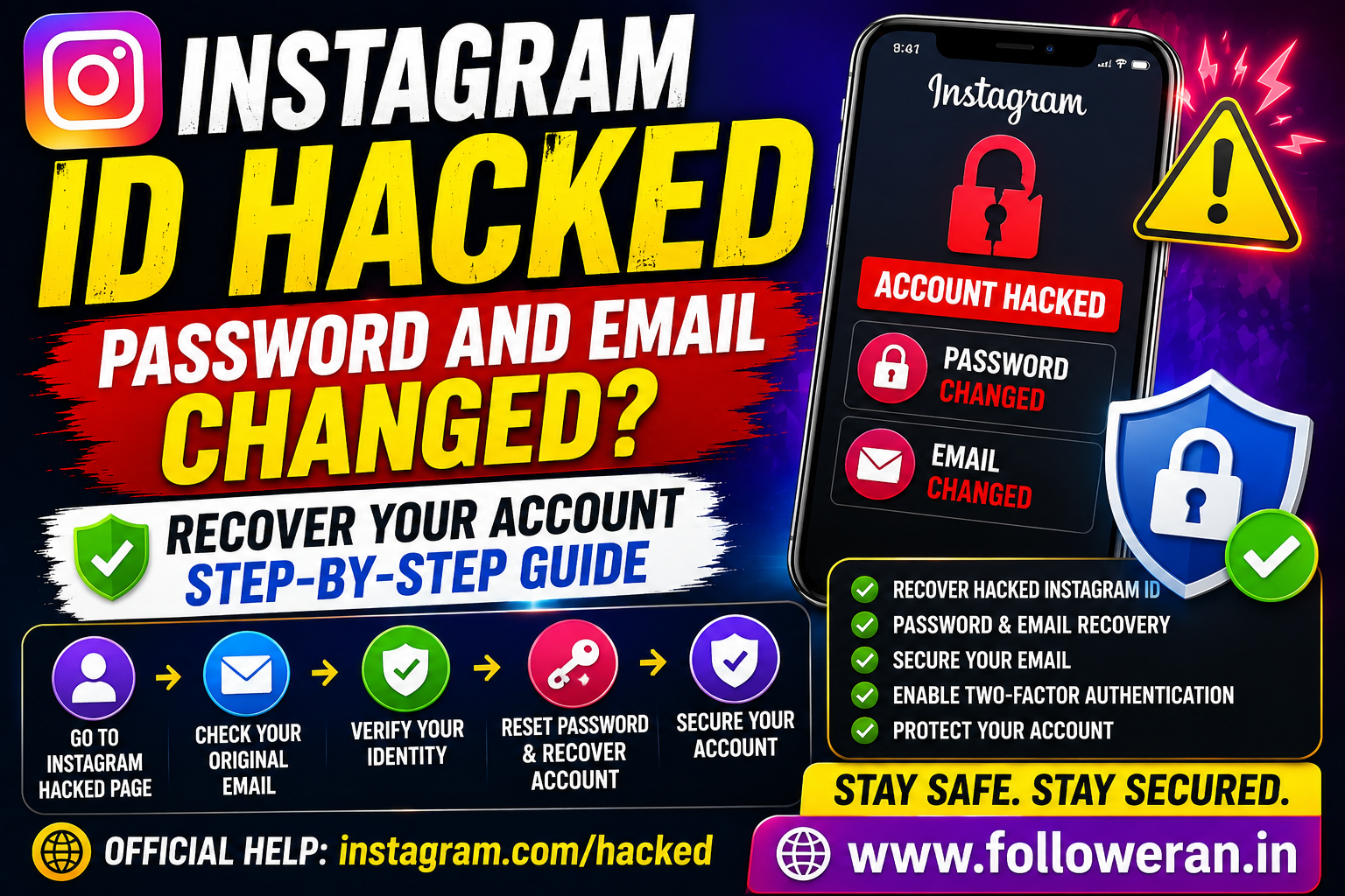 Instagram ID Hacked Password and Email: How to Recover Your Account