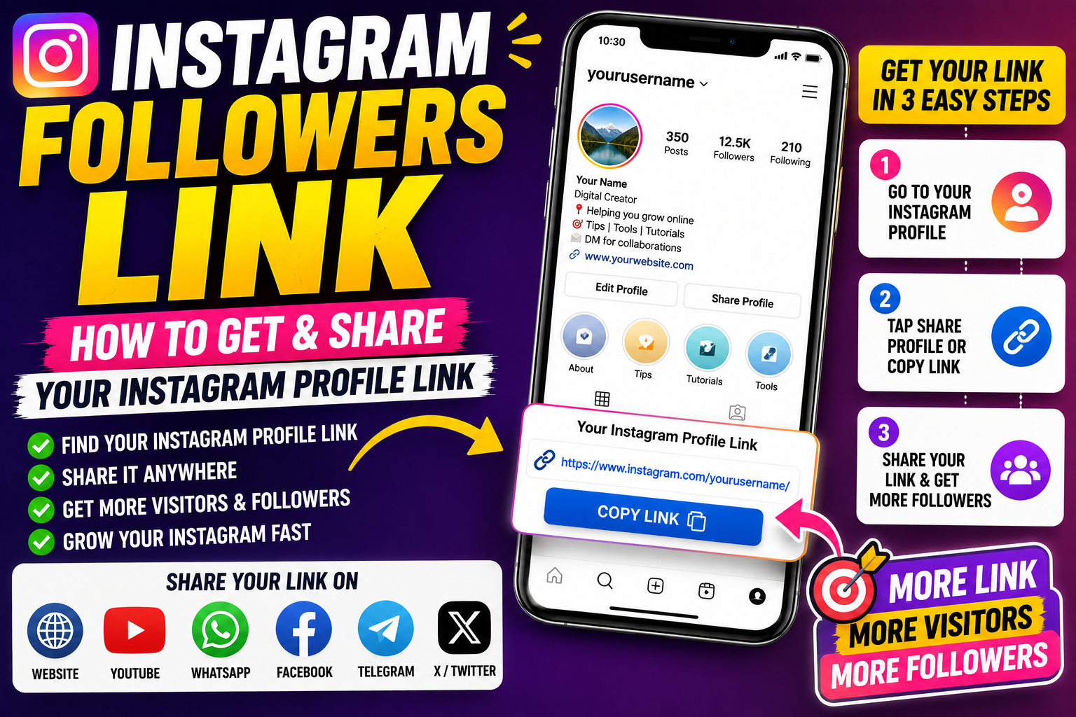 Instagram Followers Link: How to Get and Share Your Instagram Profile Link