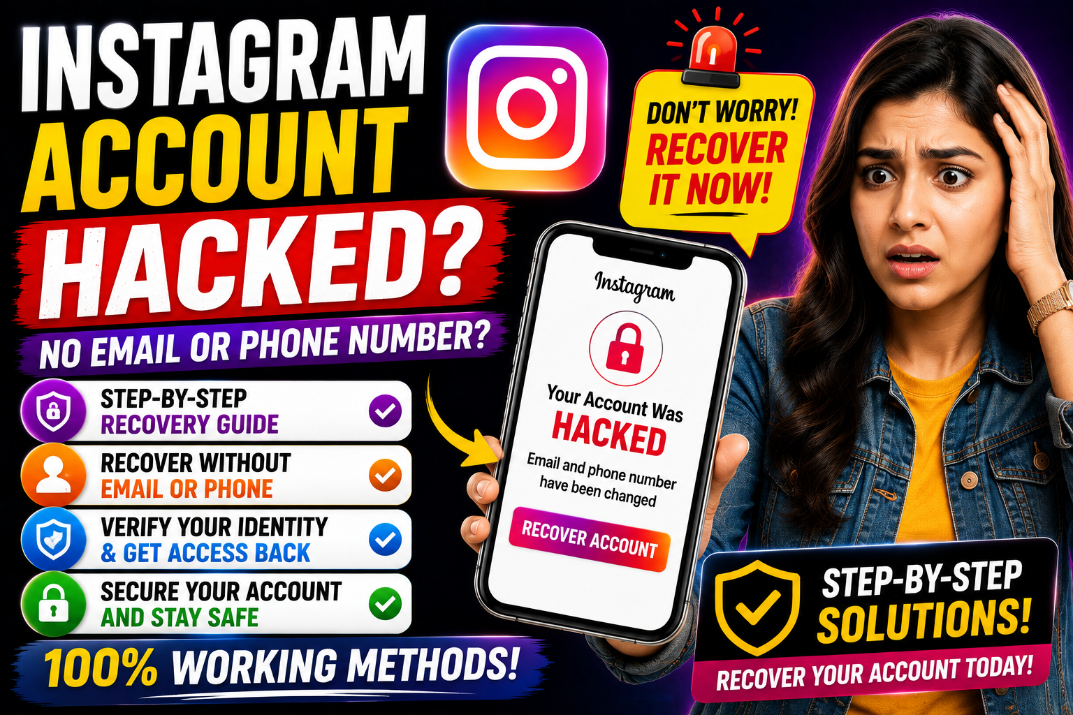 Instagram Account Hacked No Email or Phone Number: Recovery Guide