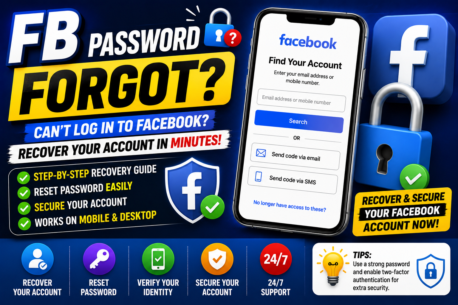 FB Password Forgot: How to Recover Your Facebook Account