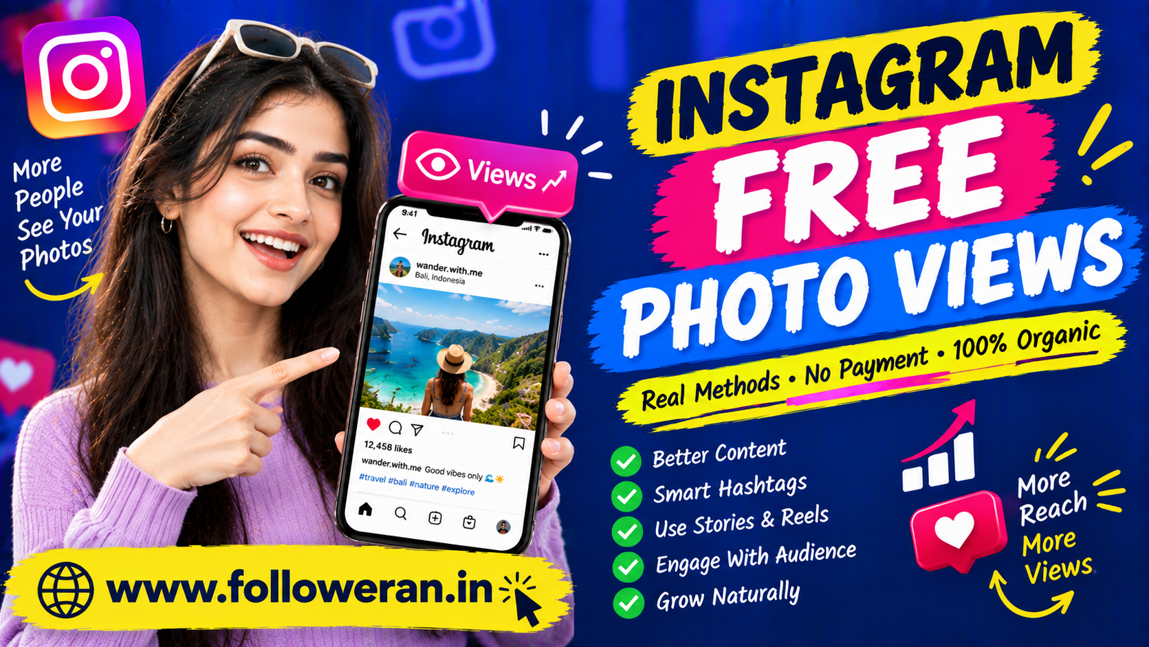 Instagram Free Photo Views: How to Get More Views Organically