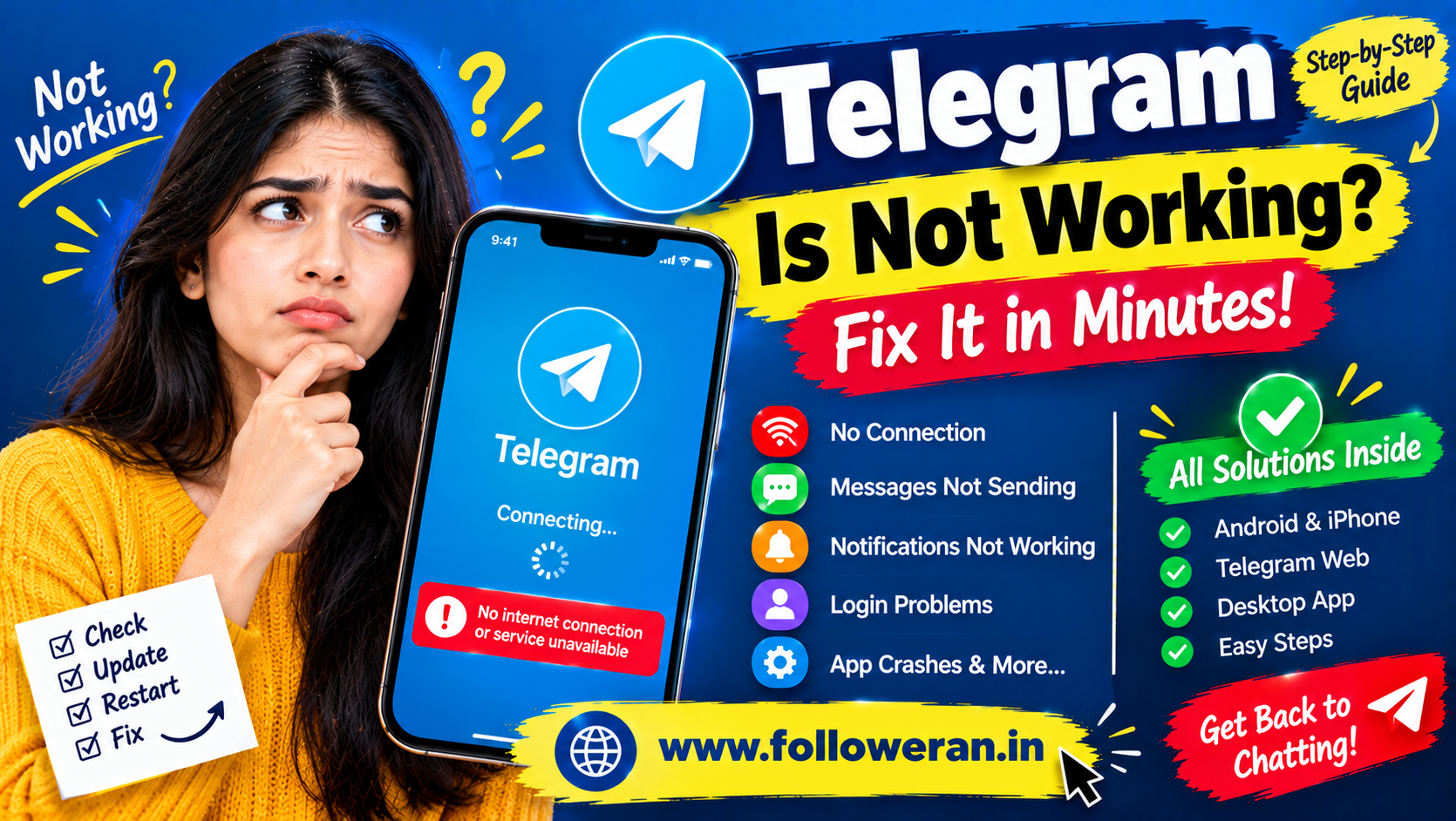 Telegram Is Not Working? 25 Ways to Fix Telegram Problems