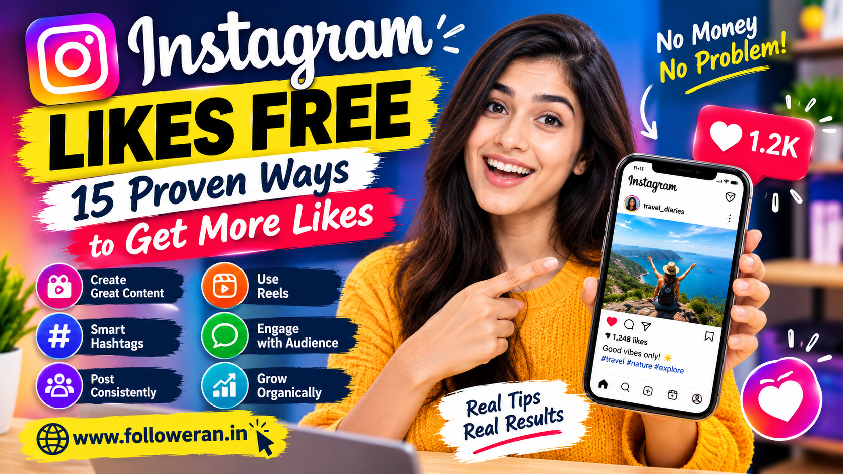 Instagram Likes Free: 15 Easy Ways to Get More Likes in 2026